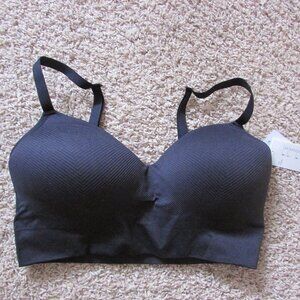 NWT All in Motion Sports Bra Medium Support Wireless Padded Bra XXL Black